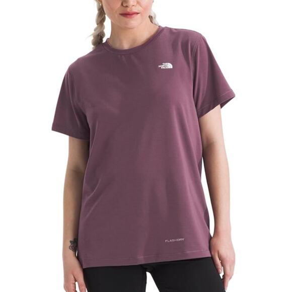 The North Face Women's Midnight Mauve Adventure Tee Size XL - Picture 1 of 7